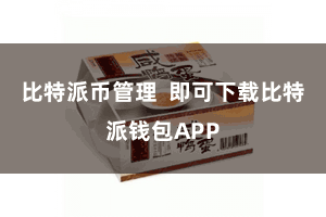 比特派币管理 即可下载比特派钱包APP