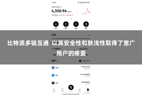 比特派多链互通 以其安全性和肤浅性取得了宽广用户的疼爱