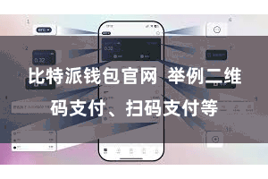 比特派钱包官网  举例二维码支付、扫码支付等