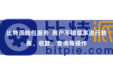 比特派钱包服务  用户不错草率进行转账、收款、查询等操作